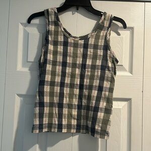 Dressbarn red/green/blue tank top